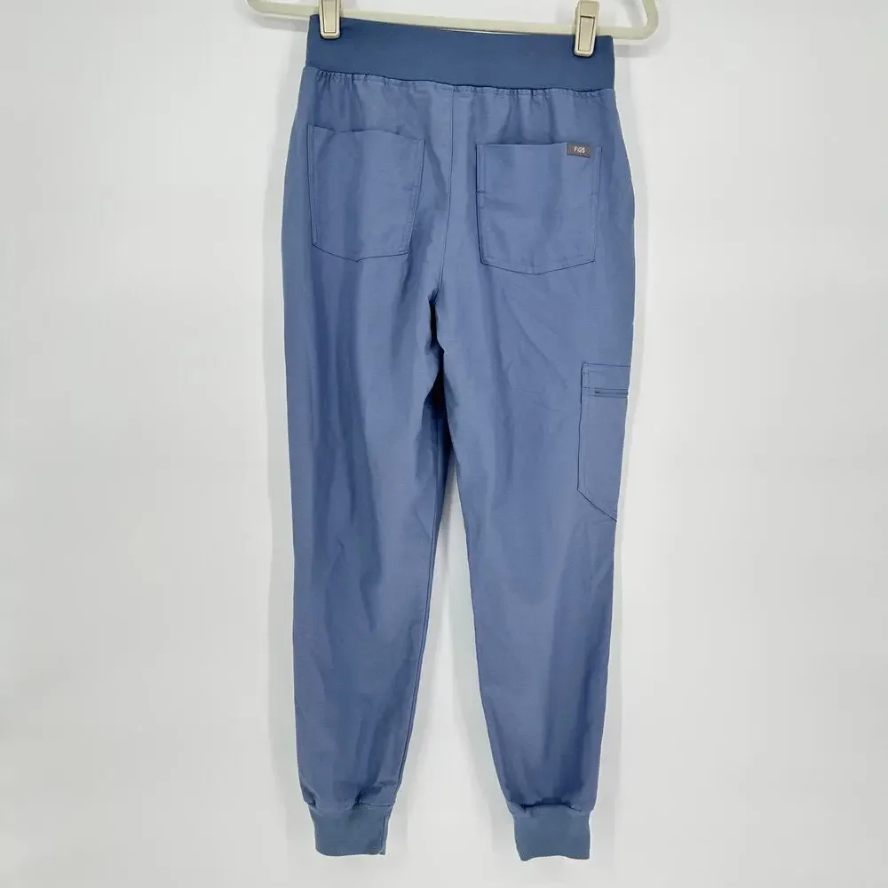 FIGS Jogger Scrub Pants XS Women’s Blue‎ Technical Collection W22SW2012P EUC